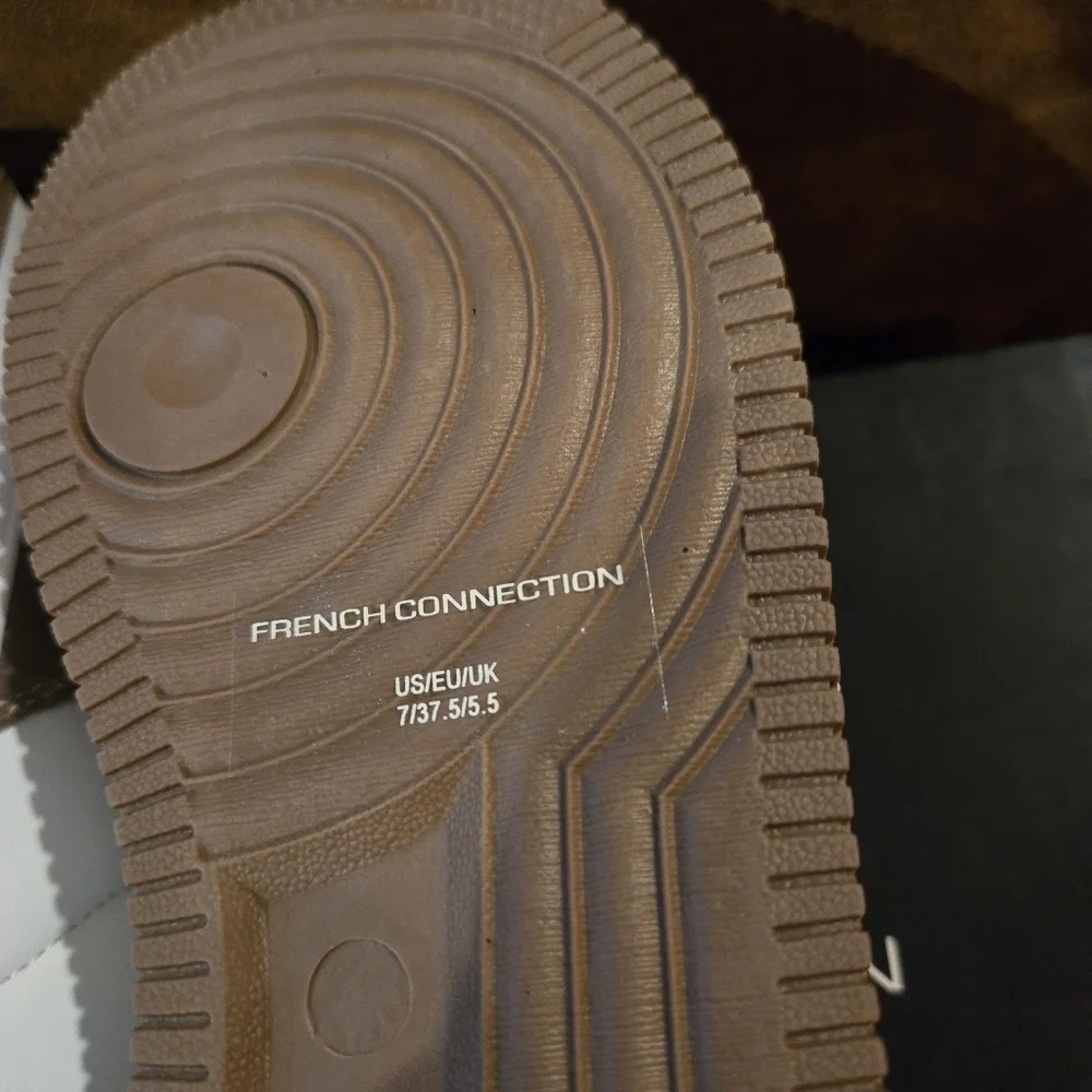 NEW!! French Connection Brie Court Women's Lace-up Sneakers Multi Retro - Picture 10 of 11